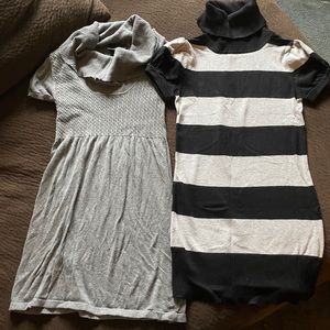 Two Sweater Dresses XS
